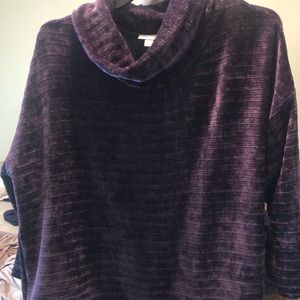 Soft, Velour sweater by JJILL in great condition